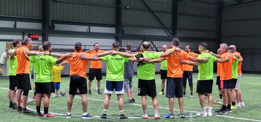company football match simpas live better (4)